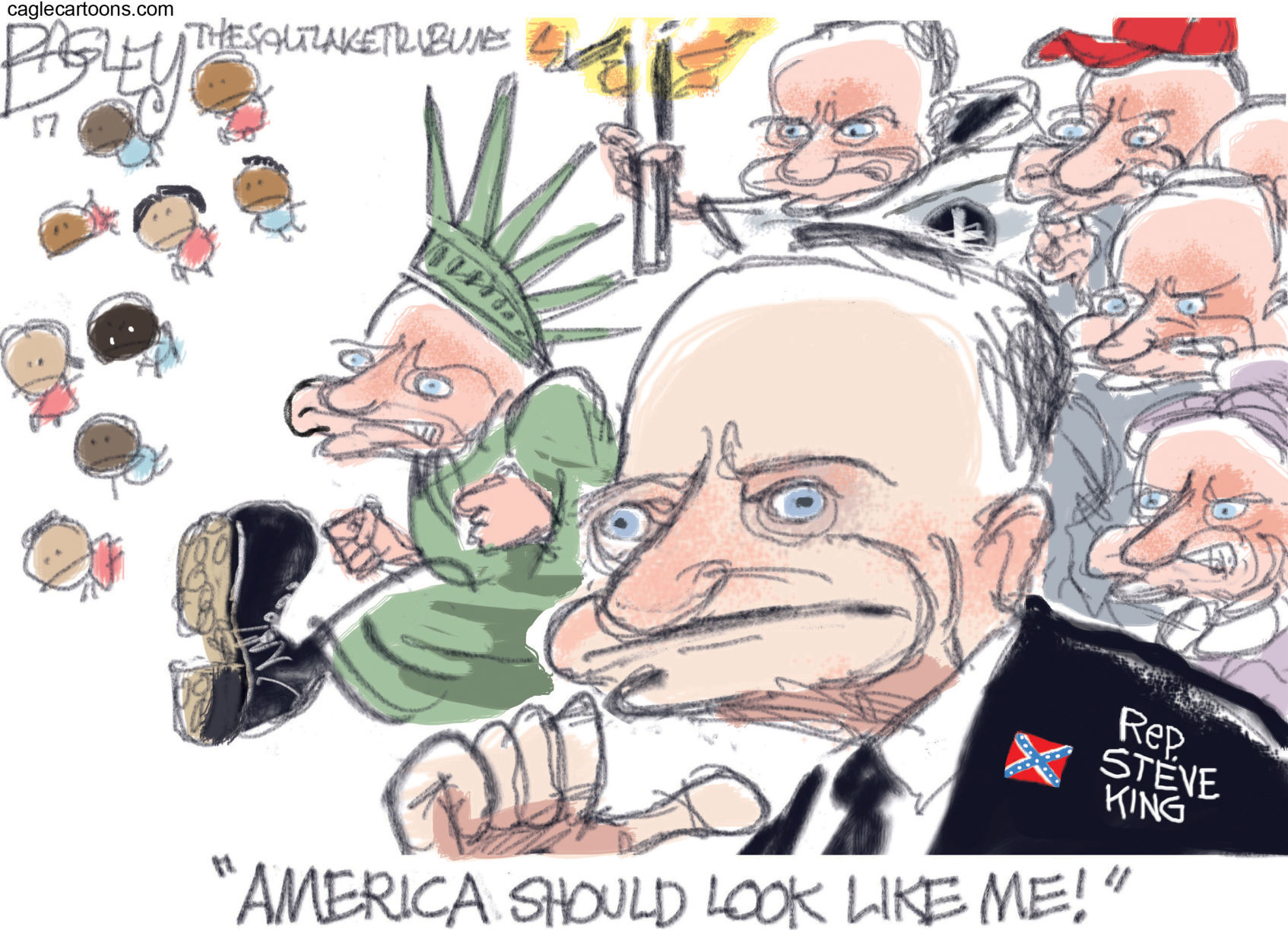 White America by Pat Bagley, Salt Lake Tribune